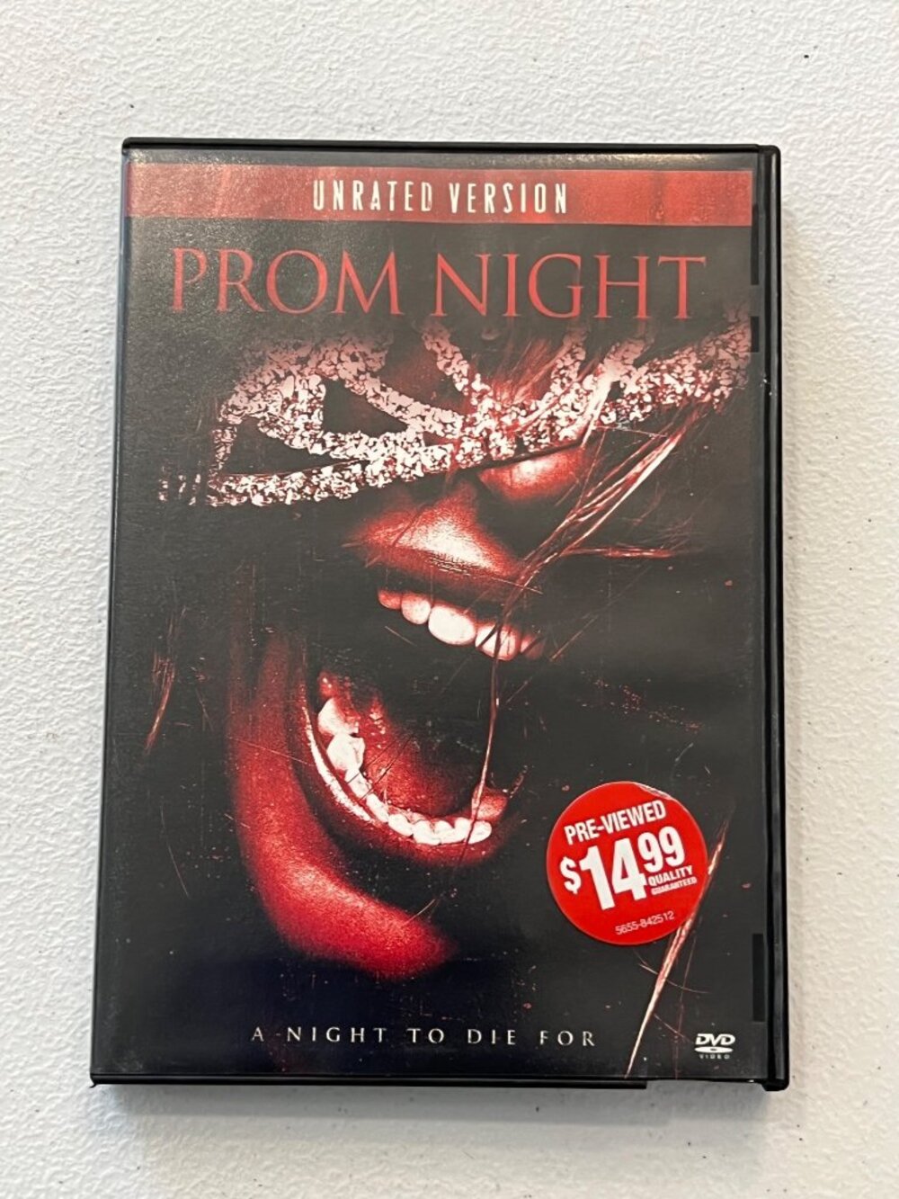 Prom Night 2008 DVD Unrated Version Horror Brittany Snow Pre-Owned